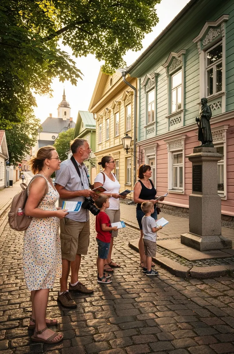 Kogumisraamat tempelkohtadega, mille leheküljed täidetud erinevate Eesti linnade templitempelitega.